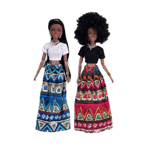 African Doll with Moveable Joint For Girls